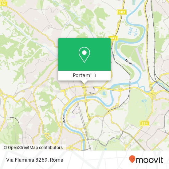 Mappa Via Flaminia 8269