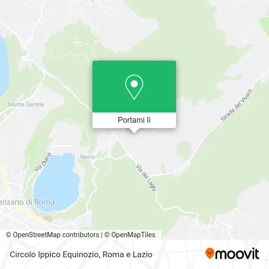 Mappa Circolo Ippico Equinozio