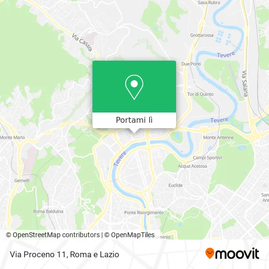 Mappa Via Proceno 11