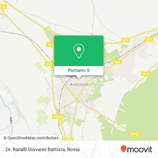 Mappa Dr. Ranalli Giovanni Battista