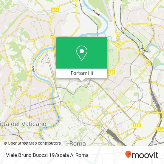 Mappa Viale Bruno Buozzi 19/scala A