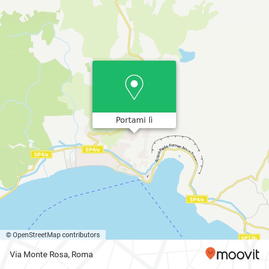 Mappa Via Monte Rosa