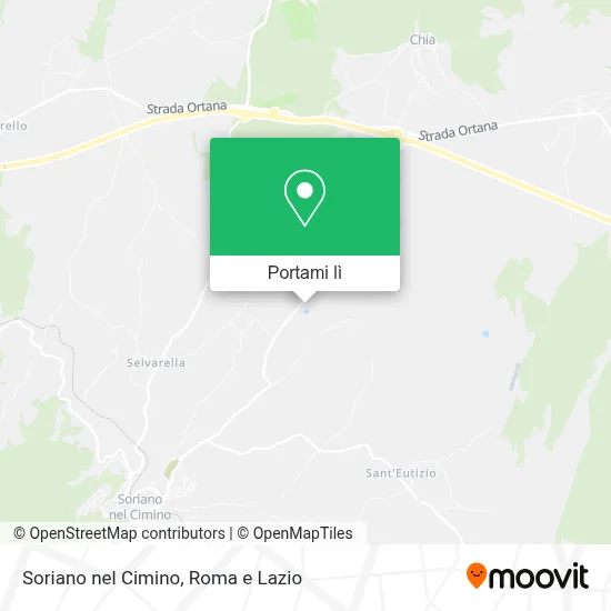 Mappa Soriano nel Cimino