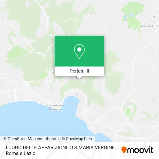 Mappa LUOGO DELLE APPARIZIONI DI S.MARIA VERGINE