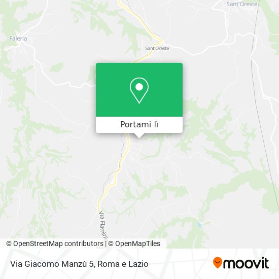 Mappa Via Giacomo Manzù 5