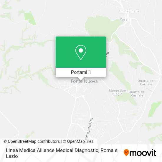 Mappa Linea Medica Alliance Medical Diagnostic