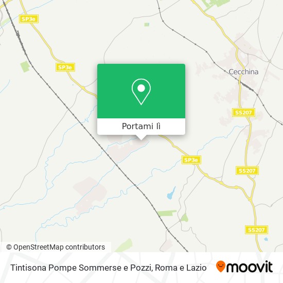 Mappa Tintisona Pompe Sommerse e Pozzi