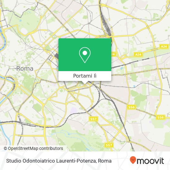 Mappa Studio Odontoiatrico Laurenti-Potenza