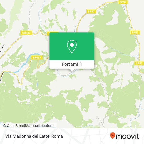 Mappa Via Madonna del Latte