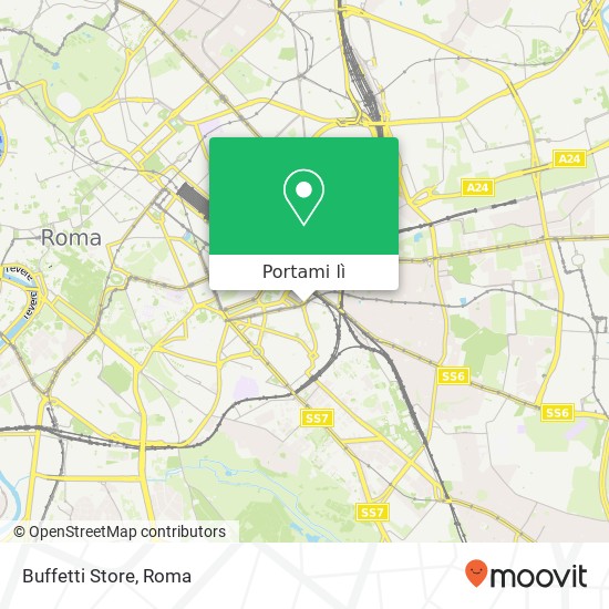 Mappa Buffetti Store