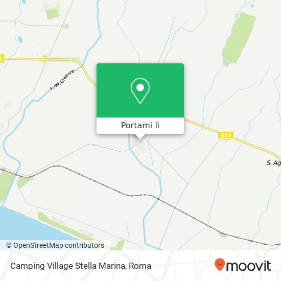 Mappa Camping Village Stella Marina