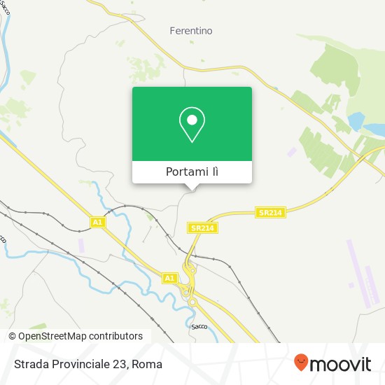 Mappa Strada Provinciale 23