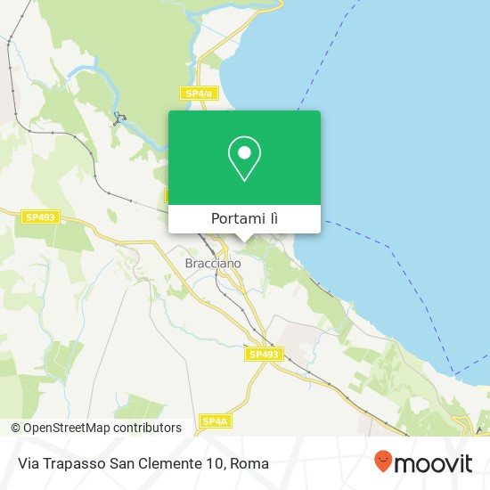 Mappa Via Trapasso San Clemente 10