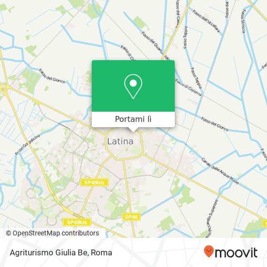 Mappa Agriturismo Giulia Be