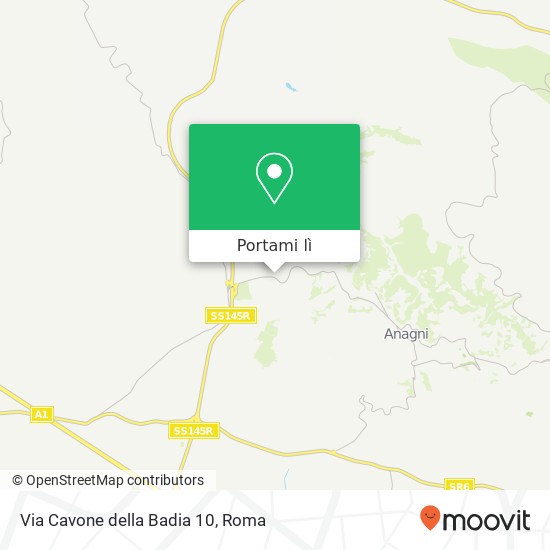 Mappa Via Cavone della Badia 10