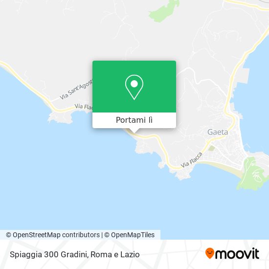 Mappa Spiaggia 300 Gradini