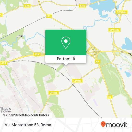 Mappa Via Montottone 53