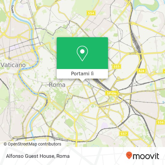 Mappa Alfonso Guest House