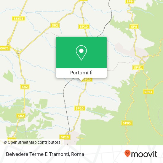 Mappa Belvedere Terme E Tramonti