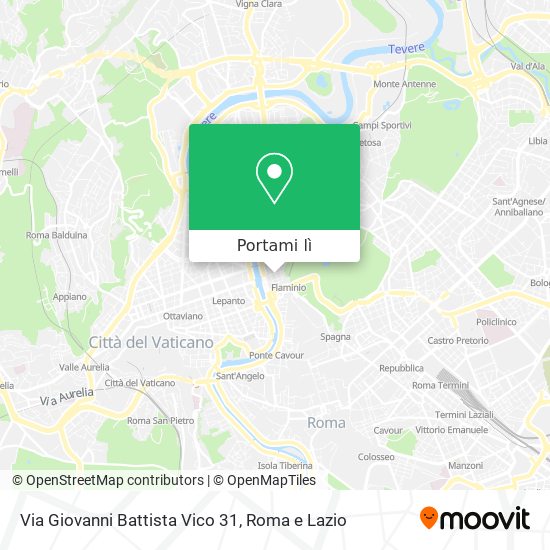 Mappa Via Giovanni Battista Vico 31