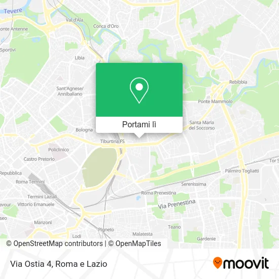 Mappa Via Ostia 4