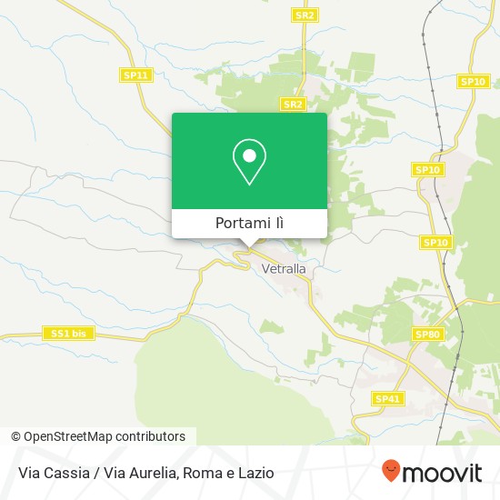 Mappa Via Cassia / Via Aurelia