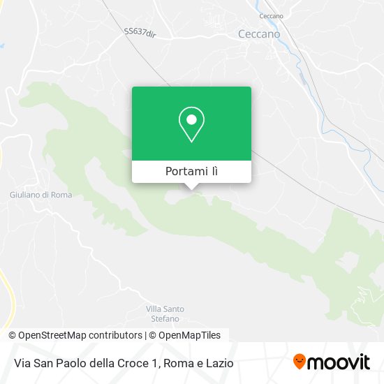 Mappa Via San Paolo della Croce 1