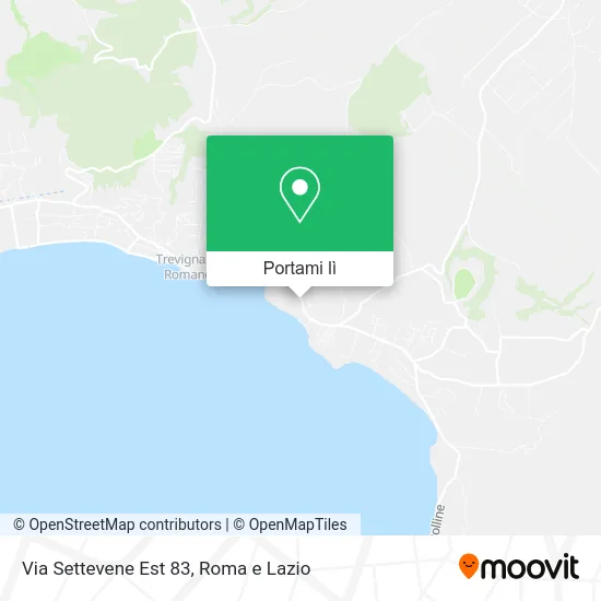 Mappa Via Settevene Est 83