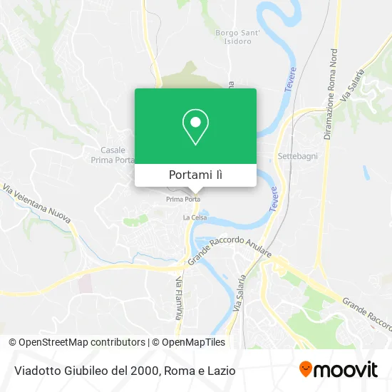 Mappa Viadotto Giubileo del 2000