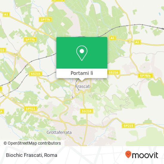 Mappa Biochic Frascati