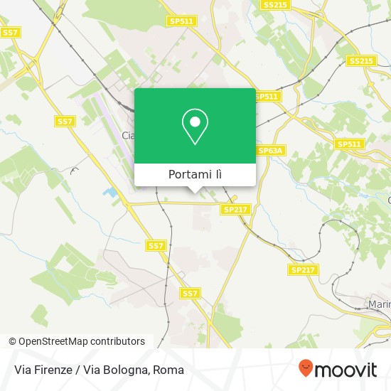 Mappa Via Firenze / Via Bologna