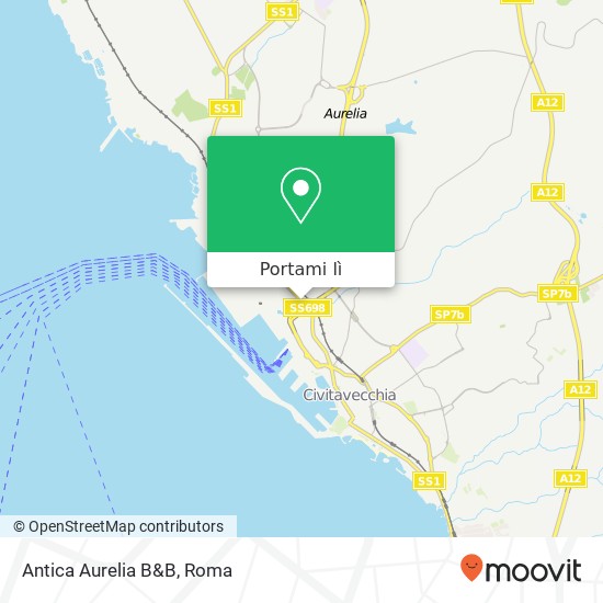 Mappa Antica Aurelia B&B