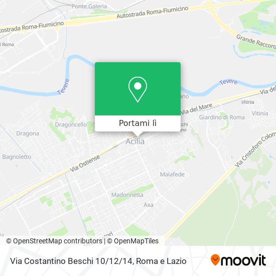 Mappa Via Costantino Beschi 10/12/14