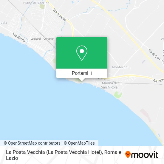 Mappa La Posta Vecchia