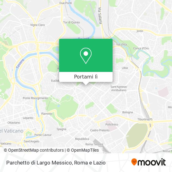 Mappa Parchetto di Largo Messico