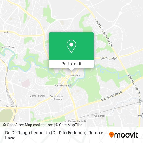 Mappa Dr. De Rango Leopoldo (Dr. Dito Federico)