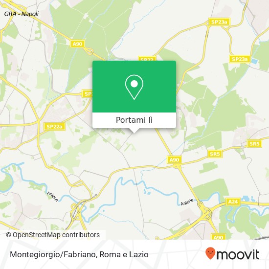Mappa Montegiorgio/Fabriano