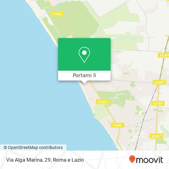 Mappa Via Alga Marina, 29