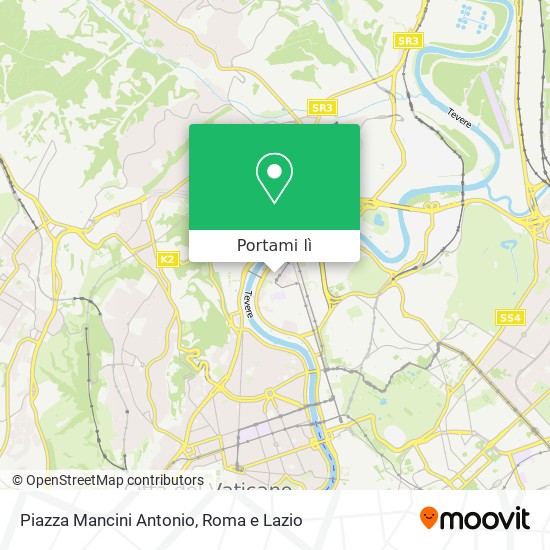 Mappa Piazza Mancini Antonio