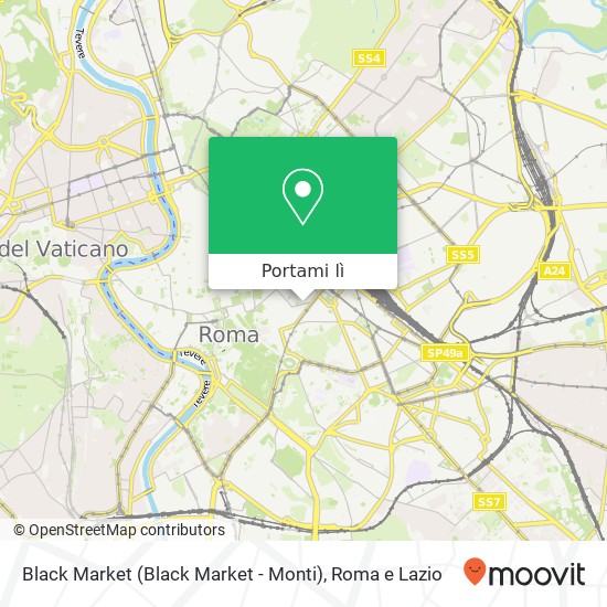 Mappa Black Market (Black Market - Monti)