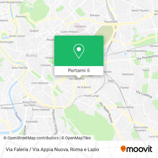 Mappa Via Faleria / Via Appia Nuova