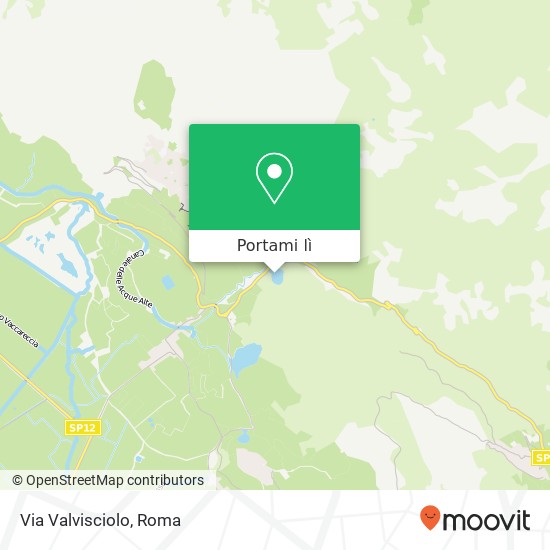 Mappa Via Valvisciolo