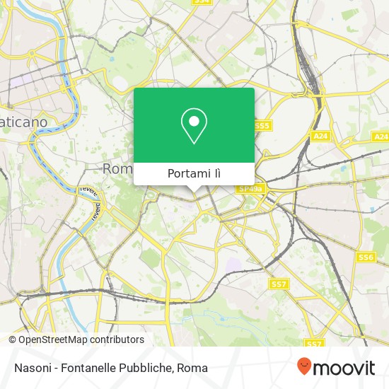 Mappa Nasoni - Fontanelle Pubbliche