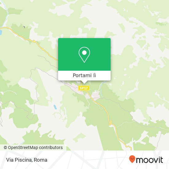 Mappa Via Piscina