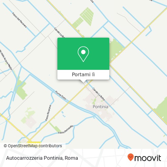 Mappa Autocarrozzeria Pontinia