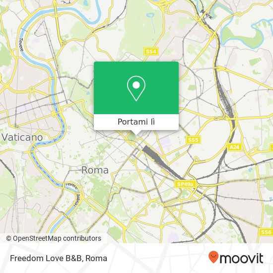 Mappa Freedom Love B&B