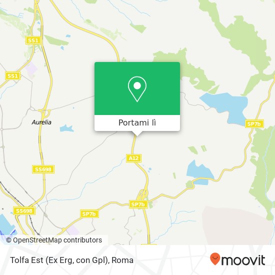 Mappa Tolfa Est (Ex Erg, con Gpl)