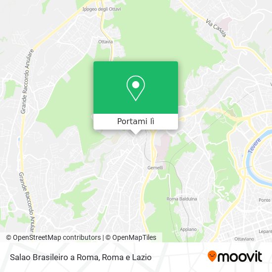 Mappa Salao Brasileiro a Roma