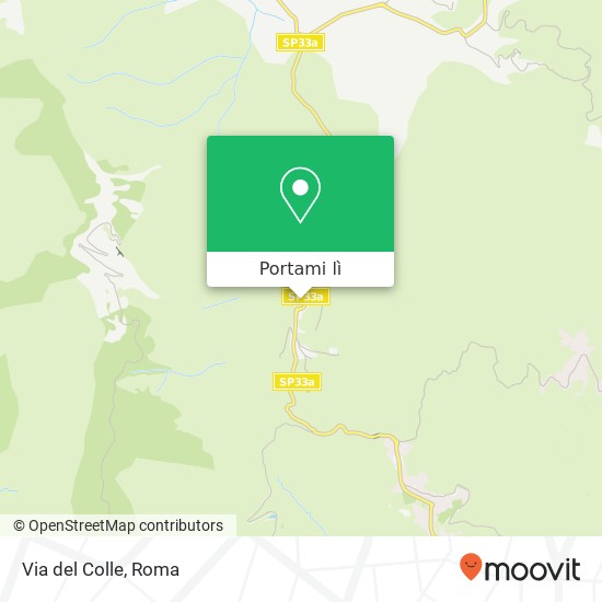 Mappa Via del Colle