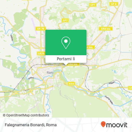 Mappa Falegnameria Bonardi